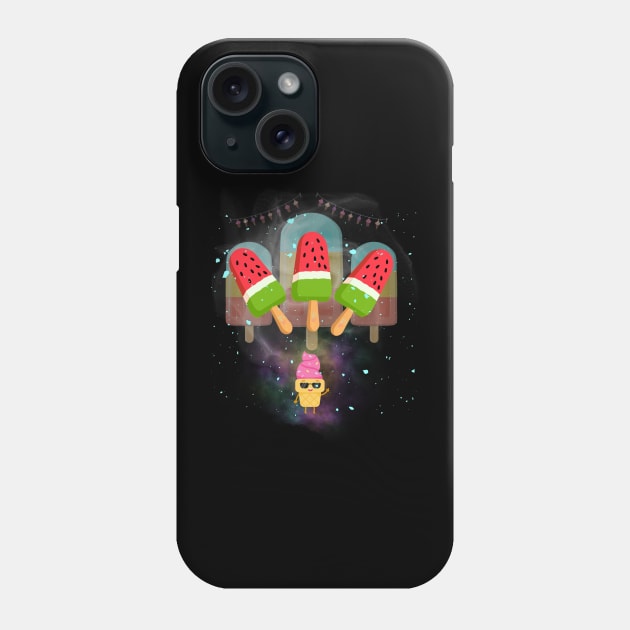 Cool ice cream mood Phone Case by Funtomass