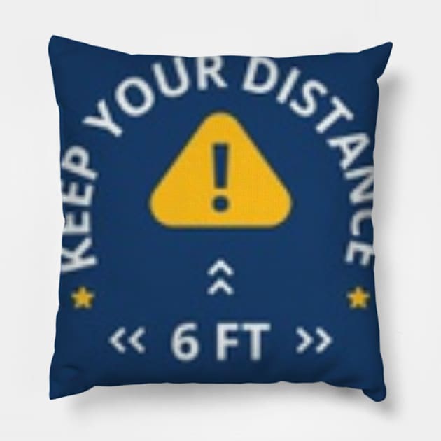 Keep distance Pillow by simsim