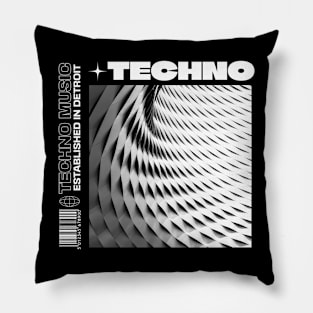 TECHNO  - Modern Art Pillow