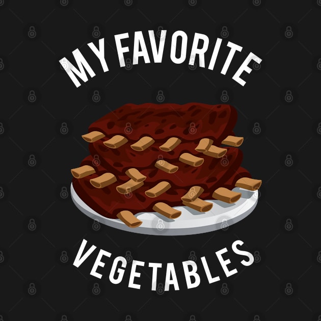 My Favorite Vegetable..Meat! Funny BBQ by HappyGiftArt