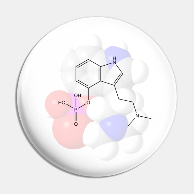 Psilocybin Molecule Chemistry Pin by ChemECool