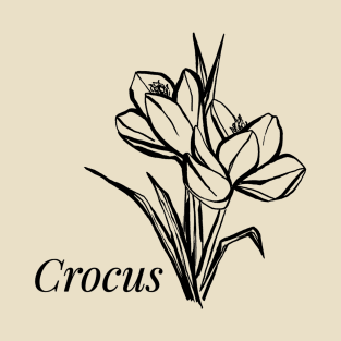 Crocus flower T-Shirt