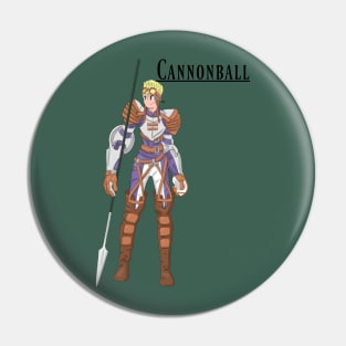 Cannonball Tactics Pin