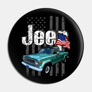 Jeep Gladiator J series Jeepcar JEEP Flag Pin