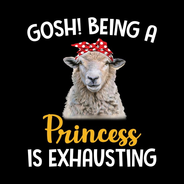 Sheep Gosh Being A Princess Is Exhausting by Manonee