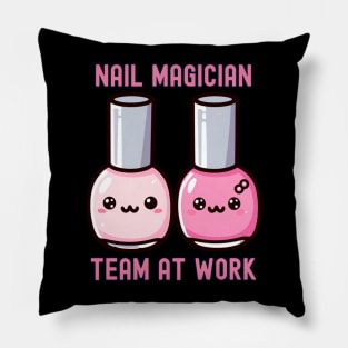 Nail Artist Team Pillow