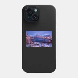 Blue Hour in Reine Phone Case