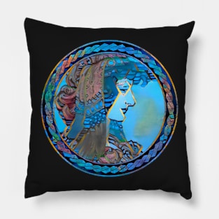 Framed Dream of Vitrail Pour la facade de la Boutique Fouquet Pillow