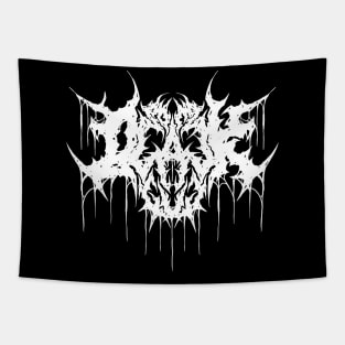 SLAM LOGO WHITE Tapestry