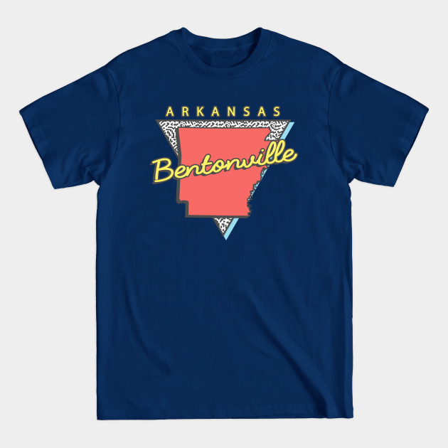 Disover Bentonville Arkansas Triangle - Bentonville - T-Shirt