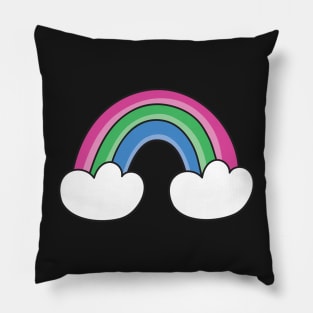 Polysexual pride flag Pillow