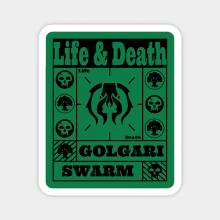 Golgari Swarm | Life & Death | MTG Guild Black on Green Design Magnet