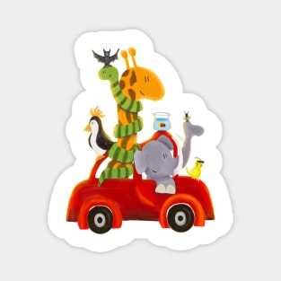 Animal Road Trip Magnet