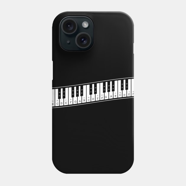 Learn Music - Piano Keyboard Phone Case by Shirtbubble