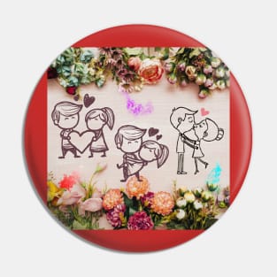 Love Story Pin