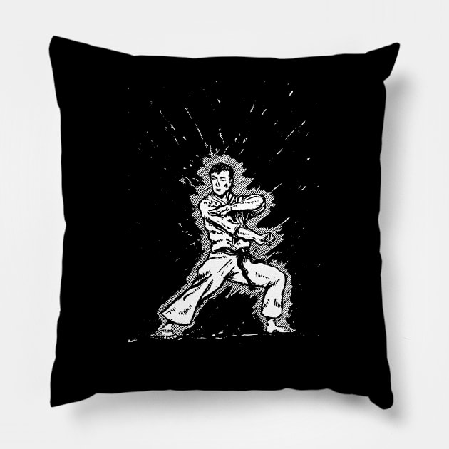 Karate Pillow by THERENDERSHOW