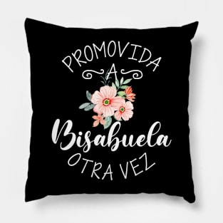 Promovida A Bisabuela Otra Vez Spanish Baby Announcement Pillow