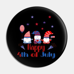 Happy 4th of July Pin