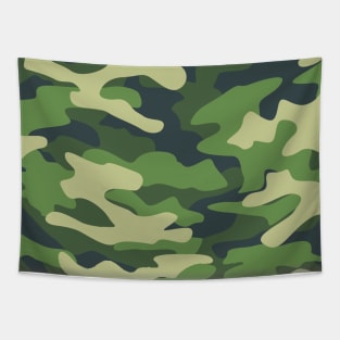 Green Camouflauge Tapestry