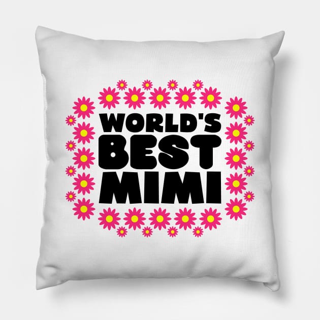 World's Best Mimi Pillow by colorsplash