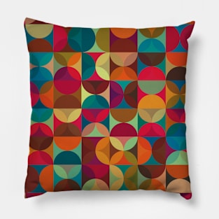 Energy Deco Retro Pattern Pillow