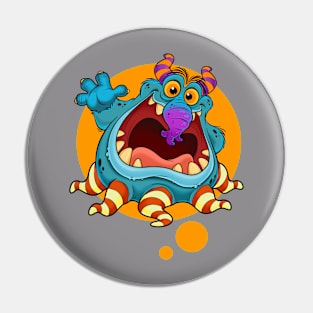 cute funny monster Pin