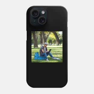 Content Creator in the Park Phone Case