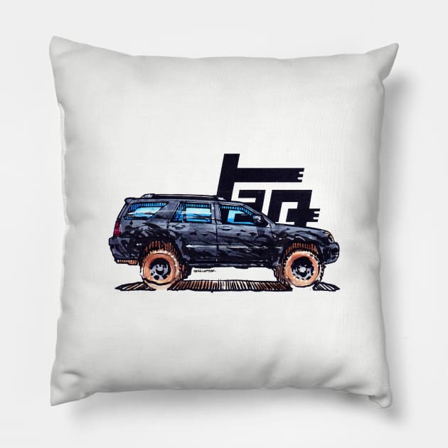 4th Gen 4Runner TRD - Midnight Pillow by robert1117