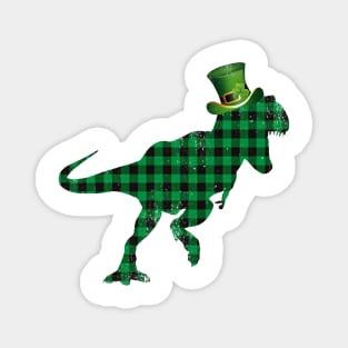 dinosaur st patricks day Magnet