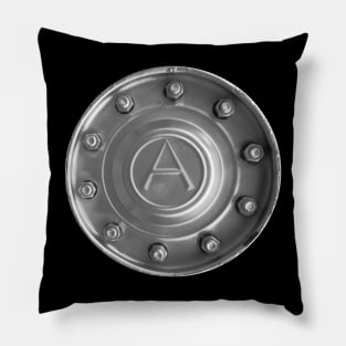 Atkinson vintage lorry wheel logo Pillow