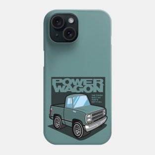 Teal Frost Metallic - Power Wagon (1980 Phone Case