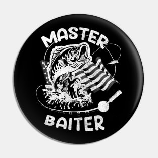 Master Baiter fishing lover Pin