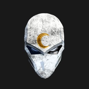 Moon Knight Mask, distressed T-Shirt