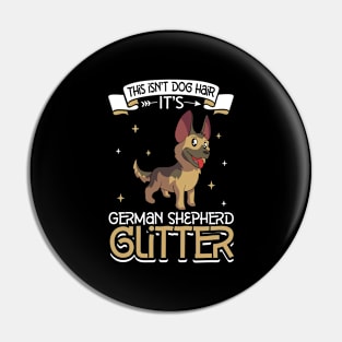 German Shepherd glitter Pin