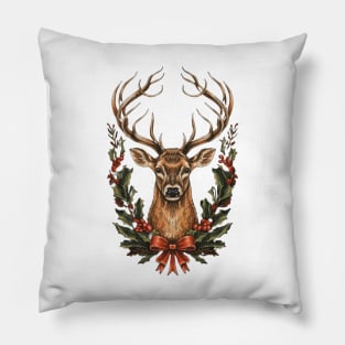 Deer painting Pillow