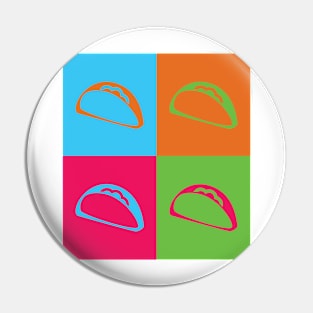 Taco, the Icon (Multicolor) Pin