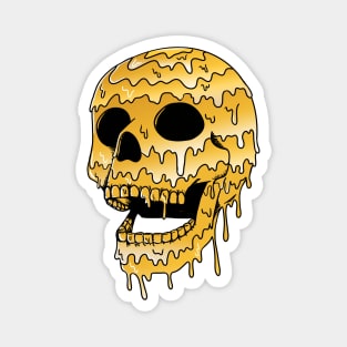 Gold Skull Magnet