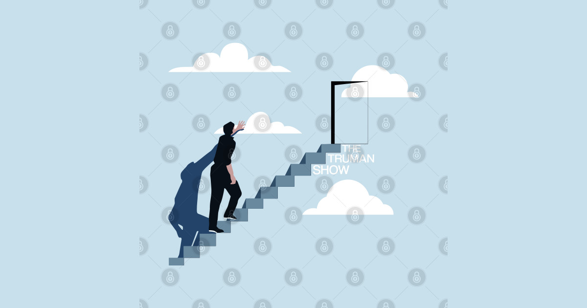 Truman Show - Stairs - The Truman Show - T-Shirt | TeePublic