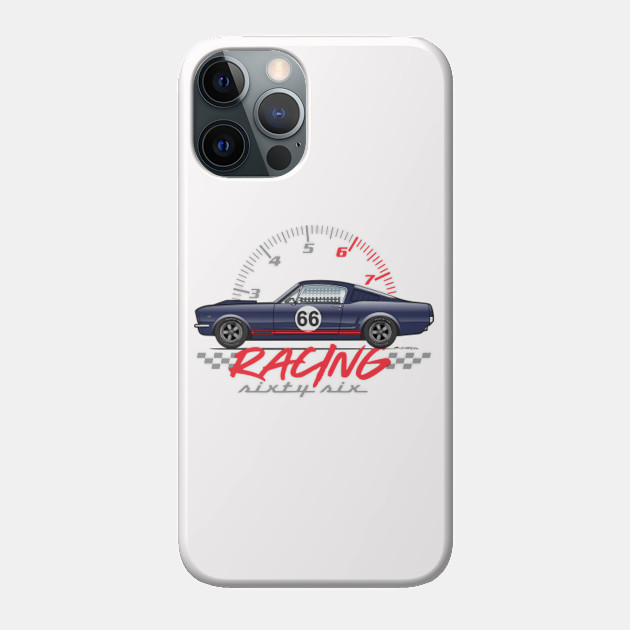 Racing-Nightmist Blue - 1966 Fastback - Phone Case