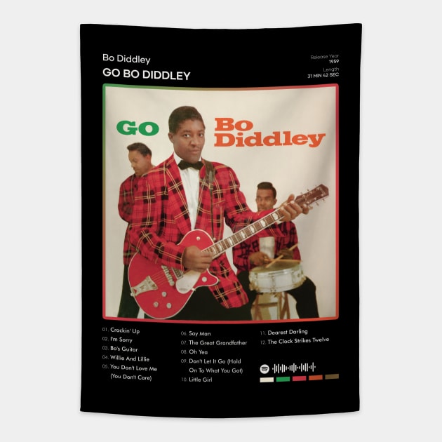 Bo Diddley - Go Bo Diddley Tracklist Album Tapestry by 80sRetro