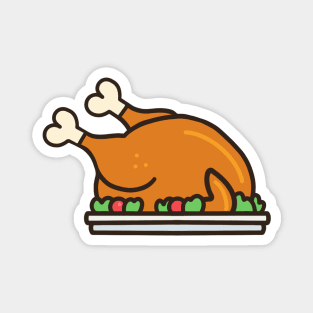 Thanksgiving Chicken Turkey Magnet