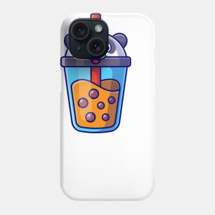 Cute Panda Boba Milk Tea Cartoon Phone Case