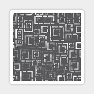 Blocks Greys on Grey 5748 Magnet