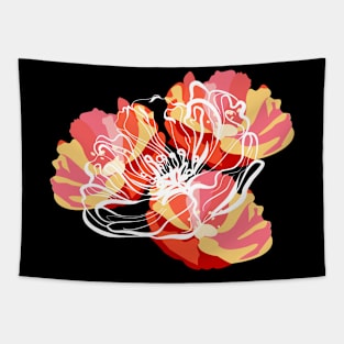 Red poppies Tapestry