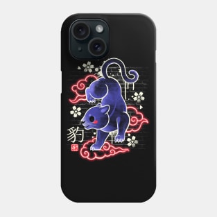 japanese panther street art Phone Case