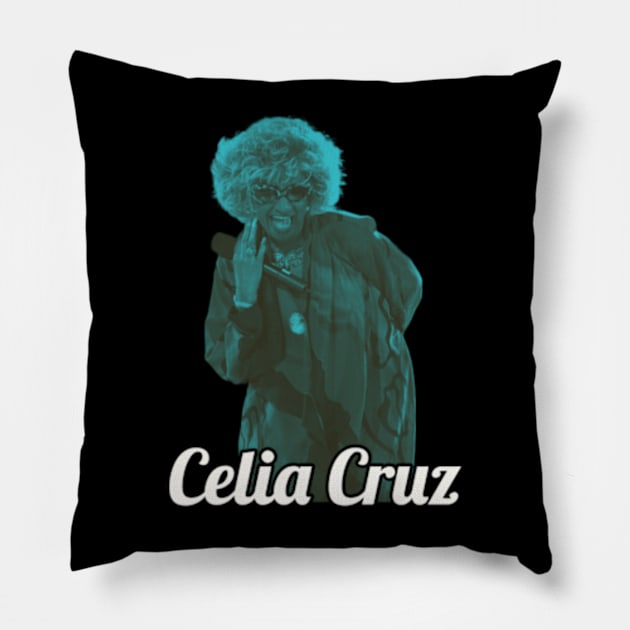 Retro Celia Pillow by Defective Cable 