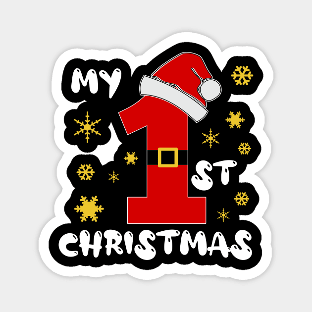 My First Christmas Magnet by Imutobi