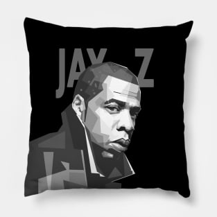 Jay Z Grey Design Pillow