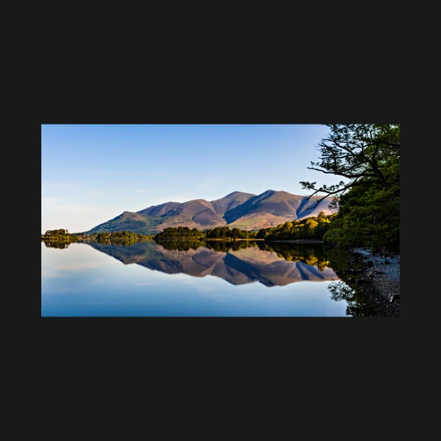 Derwentwater Reflections by Reg-K-Atkinson