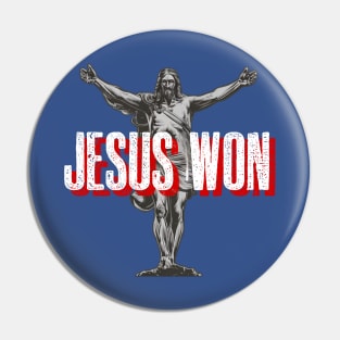 Jesus Won Pin